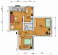Grundriss - Frisch renoviert – großzügige 3-Raum-Wohnung mit Loggia!