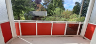 Balkonaussicht - Familienfreundliche 3-Raum-Wohnung mit Balkon