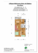 Grundriss - 3-Raum-Wohnung in der Parchimer Weststadt