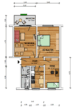 Grundriss - Attraktive 3-Raum-Wohnung mit Balkon in Top Zustand!