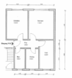 Grundriss - 3-Raum-Wohnung in der Parchimer Oststadt