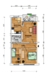 Grundriss - Erstbezug nach Sanierung – 3-Raum-Wohnung im Hochparterre!