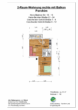 Grundriss - 2-Raum-Wohnung mit Balkon in der Parchimer Weststadt