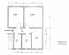 Grundriss - 3-Raum-Wohnung in der Parchimer Oststadt