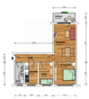 Grundriss - Erstbezug nach Sanierung – 3-Raum-Wohnung im ersten Obrgeschoss!